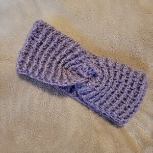 Lavender Knitted Headband
